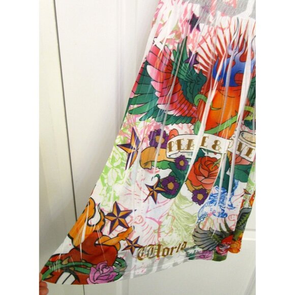 OCEAN BREEZE Women/Girl/Teen Summer Dress - Stretchy/Knee Length Size Large NWT - Picture 6 of 15